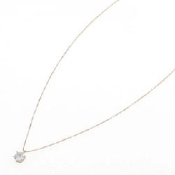 K18PG Solitaire Dây chuyền kim cương 0.310CT - Hàng hiệu Chính hãng 865465