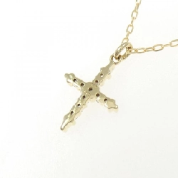 K10YG/K18YG Vòng cổ kim cương chéo 0.05CT - Hàng hiệu Chính hãng 859166