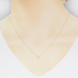 K18YG Solitaire Dây chuyền kim cương 0.10CT - Hàng hiệu Chính hãng 861107