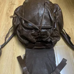 Balo nam 31x42x13 da thật 2hand 1013064