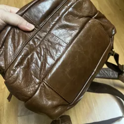 Balo nam 27x42x14 da thật 2hand 1013069