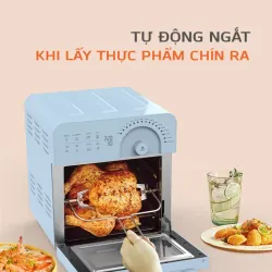 UNIE Sky Blue – Nồi chiên không dầu cao cấp dung tích 14,5L