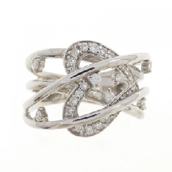 Nhẫn kim cương hình trái tim K18WG 0.30CT 671161