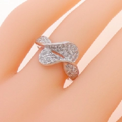 Nhẫn kim cương K18WG 0.42CT 669968