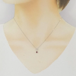 K10WG Garnet Necklace - Hàng hiệu Authentic 861577