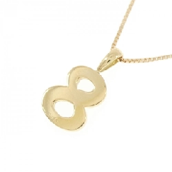 K18YG Số 8 Dây chuyền kim cương 0.153CT - Hàng hiệu Chính hãng 858475