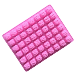 Khuôn silicon làm bánh, rau câu, socola 24 chữ cái, 10 số, ký tự - Mã số 1136 338421
