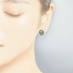 Khuyên tai Hematite George Jensen - Hàng hiệu Authentic 847095