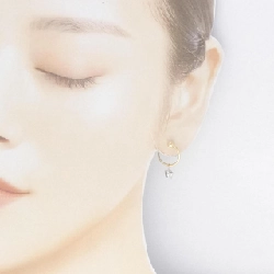 K18YG/PT Bông tai - Hàng hiệu Authentic 870624