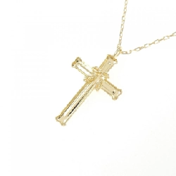 K18YG Dây chuyền hình chữ thập - Hàng hiệu Chính hãng 862012