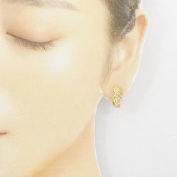 K18YG Bông tai/Khuyên tai kim cương 0.20CT - Hàng hiệu Chính hãng 872987