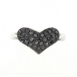 Nhẫn kim cương hình trái tim K18WG/K18BG 0.30CT 671608