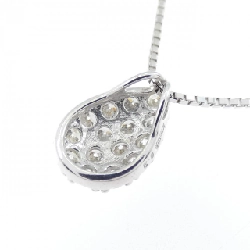 K18WG Pave Diamond Necklace 0.3CT - Hàng hiệu Chính hãng 857217
