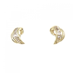 K18YG Bông tai kim cương 0.30CT - Hàng hiệu Chính hãng