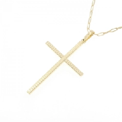 K18YG Dây chuyền hình chữ thập - Hàng hiệu Chính hãng 857268