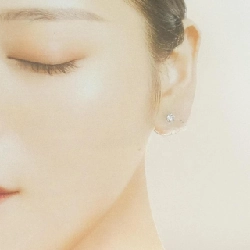 Bông tai kim cương Solitaire PT900 0.25CT một bên - Hàng hiệu Chính hãng 865959