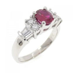 Nhẫn Ruby PT900 0.54CT