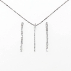 K18WG 2WAY Dây chuyền kim cương 0.43CT - Hàng hiệu Authentic 862849