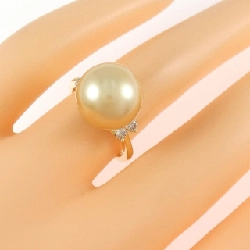 Nhẫn ngọc trai trắng K18YG 11.7mm - Hàng hiệu Chính hãng 854201