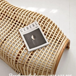 Băng ghế mây uốn caro 526807