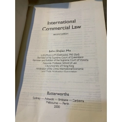 INTERNATIONAL COMMERCIAL LAW (2nd Edition) - John MO 187737