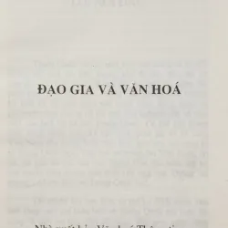 Đạo gia và văn hoá 790999
