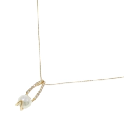 K18YG Chuỗi ngọc trai Akoya 7.7mm - Hàng hiệu Chính hãng 855731