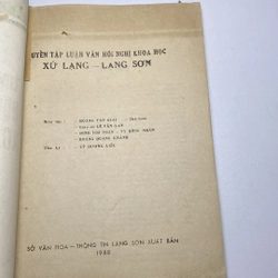 TUYỂN TẬP LUẬN VĂN HỘI NGHỊ KHOA HỌC XỨ LẠNG - LẠNG SƠN (XB 1988) 471949