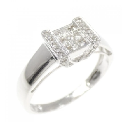 Nhẫn kim cương K18WG 0.25CT - Hàng hiệu Chính hãng