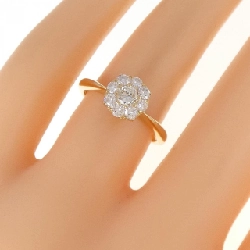 Nhẫn kim cương K18YG 0.51CT 672029