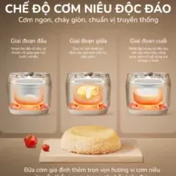 🔥 URC818P – Nồi cơm điện UNIE 1.8L, chế độ cơm cháy đặc biệt, nấu cơm ngon chuẩn vị! 707442