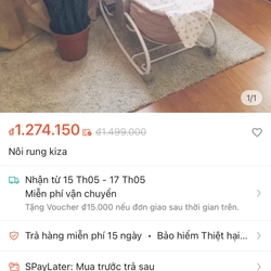 Nôi điện rung cho bé 447756