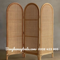 Bình phong mây tự nhiên trang trí 444272