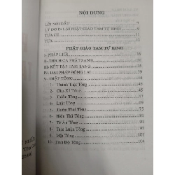 Phật giáo tam tự kinh - 2011 - 186 trang Sách tôn giáo - tâm linh ANTQ3101 789903