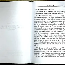 NHÀ MẠC VÀ VƯƠNG TRIỀU MẠC - TRẦN THỊ VINH Hơn 20 năm nghiên cứu & nhận thức 1030857