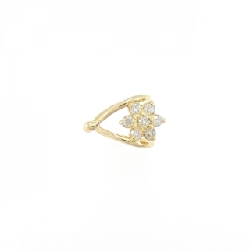 K18YG Hoa Tai Kim Cương 0.075CT Một Bên - Hàng hiệu Chính hãng