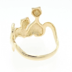 Nhẫn kim cương K18YG hình mèo 0.01CT 669448