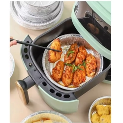 Combo 20 khay bạc lót bồi chiên không dầu size 22 cm 508006