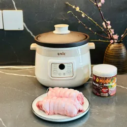 Nồi kho hầm đa năng UNIE USC308 dung tích 3L, lòng nồi gốm tử sa, 8 chức năng kho hầm 798259