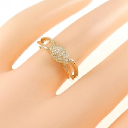 Nhẫn kim cương K18YG 0.03CT 672413