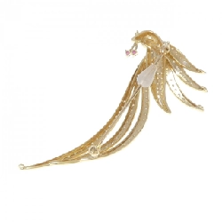 K18YG Ruby Brooch - Hàng hiệu Authentic 869602