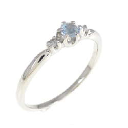Nhẫn Aquamarine PT900