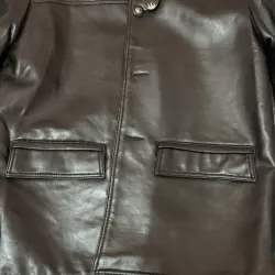 Áo khoác da,thương hiệu Armani của Ý,áo mới chưa mặc lần nào,sizeXL(60kg-70kg)