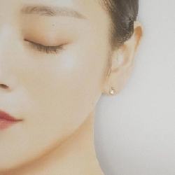 K18YG Bông tai hình khối - Hàng hiệu Chính hãng 868084