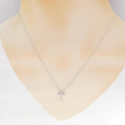 K18WG Dây chuyền kim cương chéo 0.15CT - Hàng hiệu Chính hãng 862559