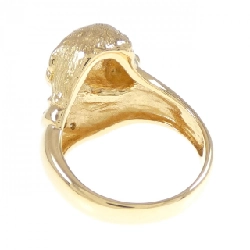 Nhẫn kim cương K18YG hình chó 0.02CT 669827