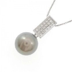 K14WG/K18WG Ngọc trai đen dây chuyền 11.3mm - Hàng hiệu Chính hãng 855748