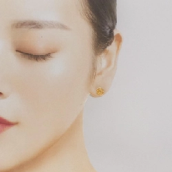 K18YG Citrine Bông tai - Hàng hiệu Chính hãng 866785