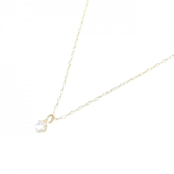 K18YG Solitaire Dây chuyền kim cương 0.05CT - Hàng hiệu Chính hãng 868617