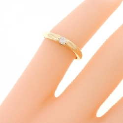 Nhẫn kim cương K18YG 0.06CT 671922